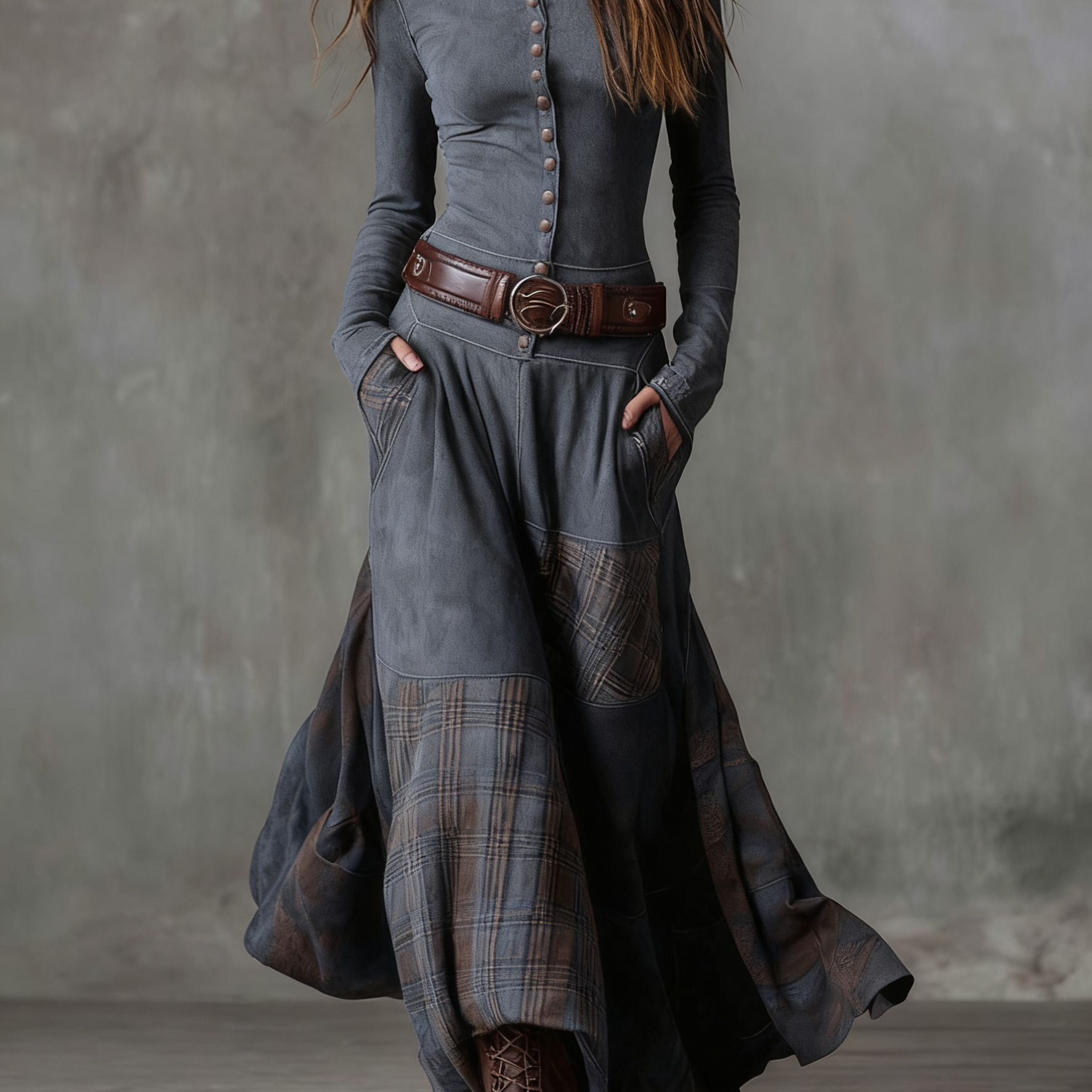 Michelle | Belted Dress