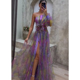 Cecelia - One Sleeve Maxi  Dress