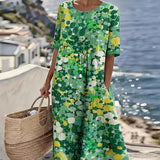 Elena | Loose and Lightweight Floral Midi Dress