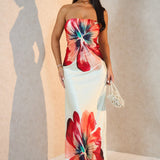 Saima™ | Strapless summer dress