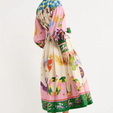 Dorthe - Elegant Italian Maxi Dress