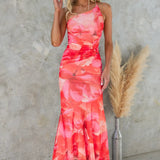 Xanthe - Pleated Summer Maxi Dress