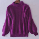 Emilie - Loose Knitted Wool Sweater