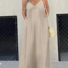 Mara - V-Neck Jumpsuit