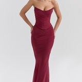 SERAPHINA - MESH CORSET MIDI DRESS
