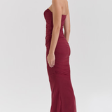 SERAPHINA - MESH CORSET MIDI DRESS