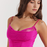 AURELIA - LACE MESH MAXI DRESS