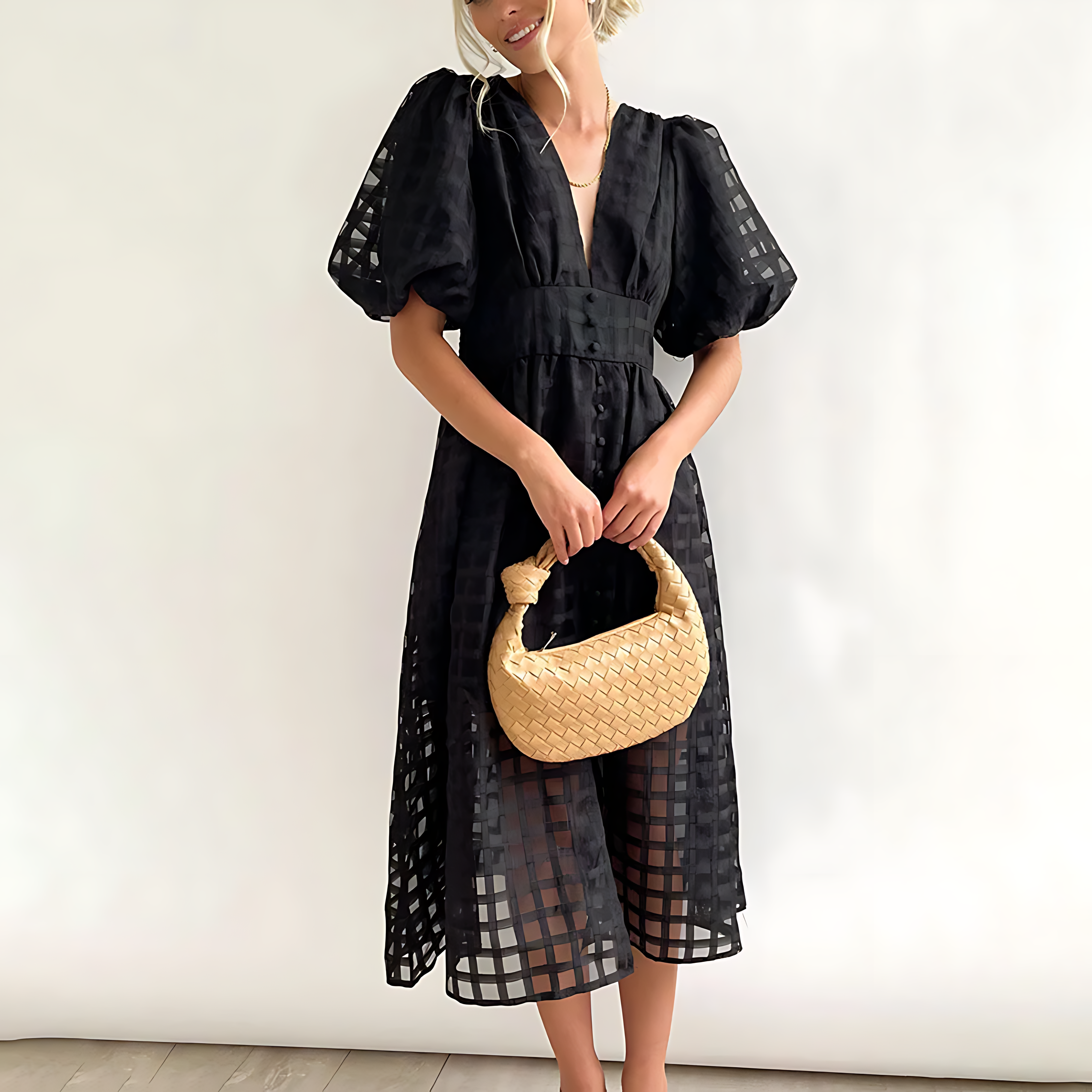 Julia - Elegant Summer Midi Dress