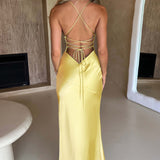 Natalie - Satin Maxi Dress