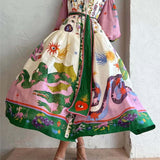 Dorthe - Elegant Italian Maxi Dress