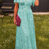 Harlow - Cute floral Maxi Dress with V-neck