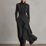 Natalie | Elegant Draped Dress