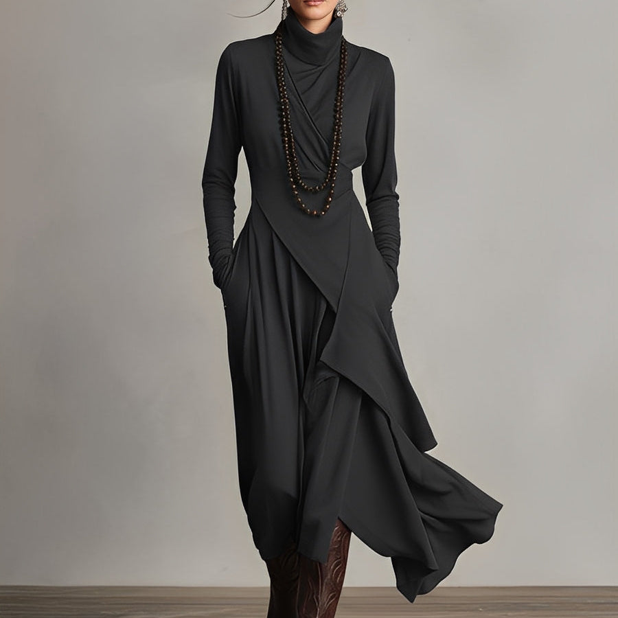 Natalie | Elegant Draped Dress
