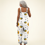 Marlies | Dungarees with Rural Bee Print