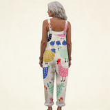 Isolde | Dungarees with Playful Print