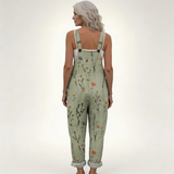 Annigna | Dungarees with Sage Floral Print