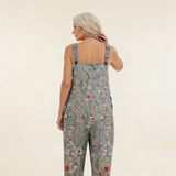 Anetta | Dungarees with Rural Floral Print