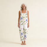 Florina | Dungarees with Delicate Swan Print