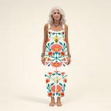 Karmela | Dungarees with Calm Floral Print