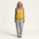 Reinhilde | Dungarees with Graphic Dot Print