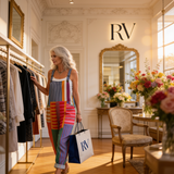 Kreszentia | Dungarees with Colourful Stripe Print
