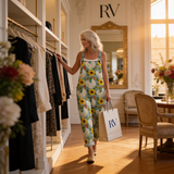 Melchiora | Dungarees with Sunflower Print