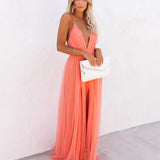 Willow - Coral Light Maxi Dress