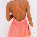 Willow - Coral Light Maxi Dress