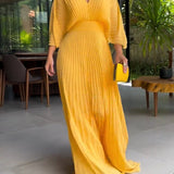 Sassa - V-Neck Maxi Dress