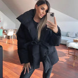 Belted Luxe Puffer Jacket