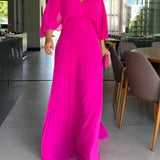 Sassa - V-Neck Maxi Dress