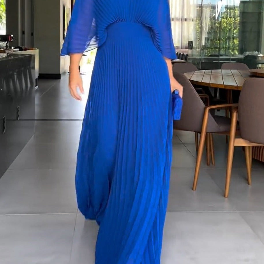 Sassa - V-Neck Maxi Dress