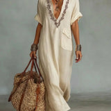 Marta | Bohemian Maxi Dress with Floral Print